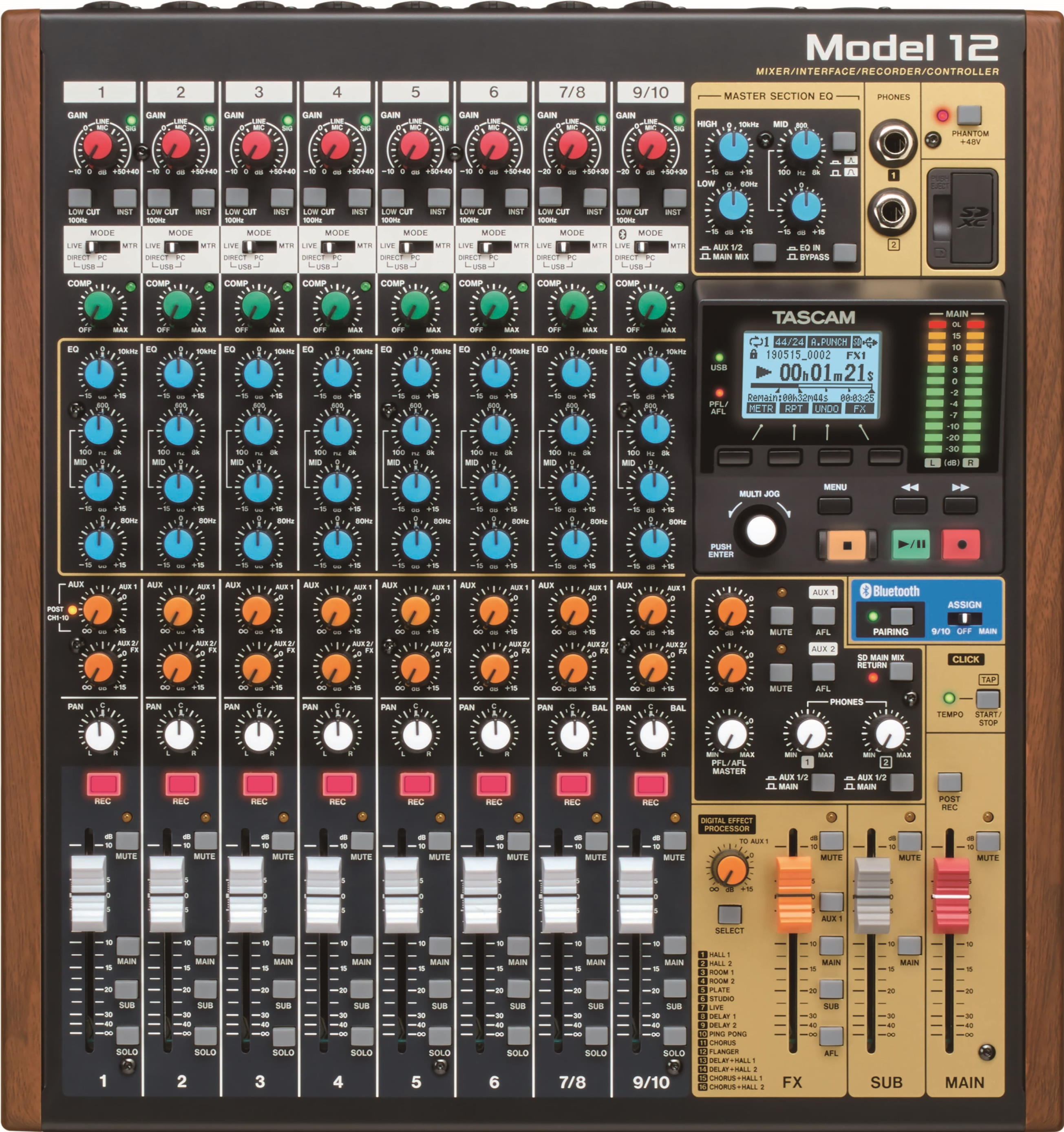 Tascam - Model 12 - Микшеры (Wikisound)