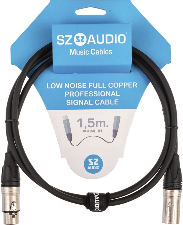 SZ-Audio - XLRm - XLRf 1.5m