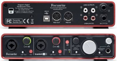 Focusrite - Scarlett 2i4 2nd Gen