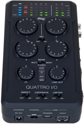 IK Multimedia - iRig Pro Quattro I/O