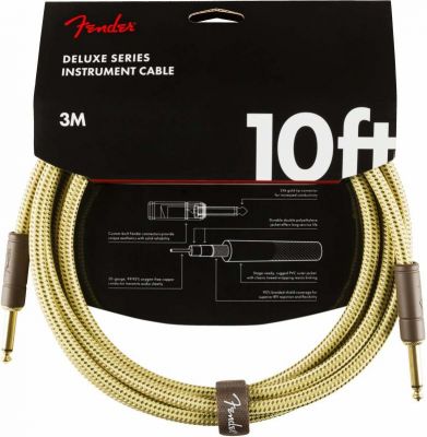 Fender - DELUXE 10' INST CABLE TWD