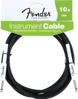 Fender - 10' INST CABLE BLK