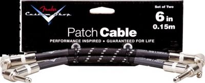 Fender - 6' CABLE BLK 2 PACK