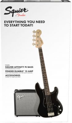 Squier - Комплект Affinity Series Precision Bass Pack - Black