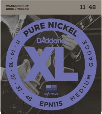 D addario - EPN115 Pure Nickel Blues/Jazz Rock