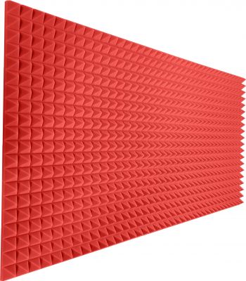 Wikisound - Пирамида 1000x2000x65 (красный)
